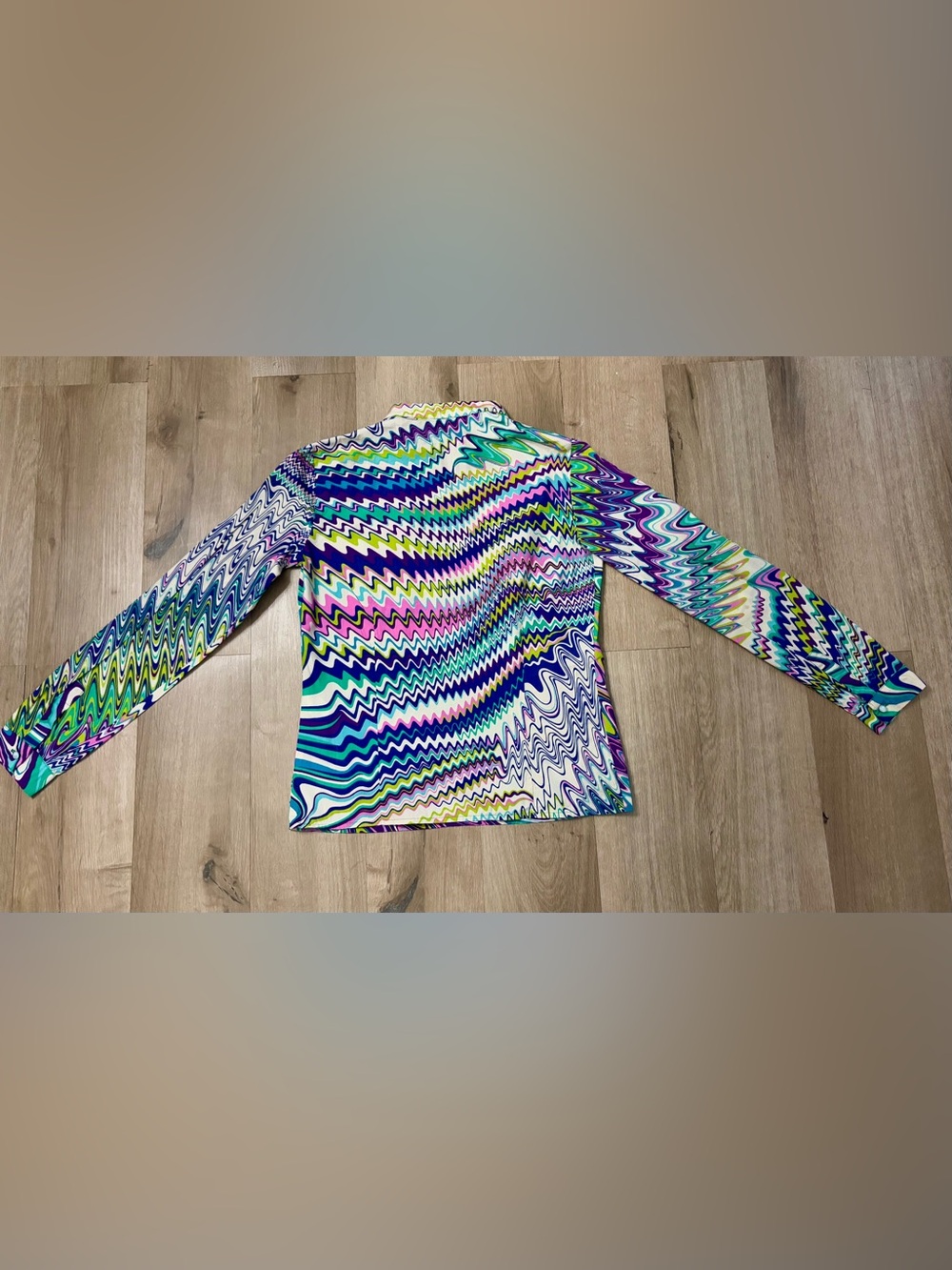 Women’s Missoni Abstract Pullover Cotton Shirt - Size 4 - Picture 3 of 11